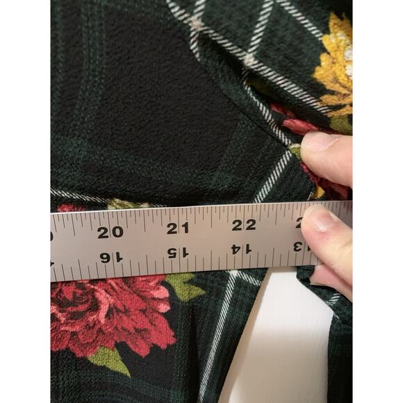 Olivia Matthews Women Dress XL Floral Bell Sleeve‎ Midi Pencil Wedding Career - Picture 8 of 10